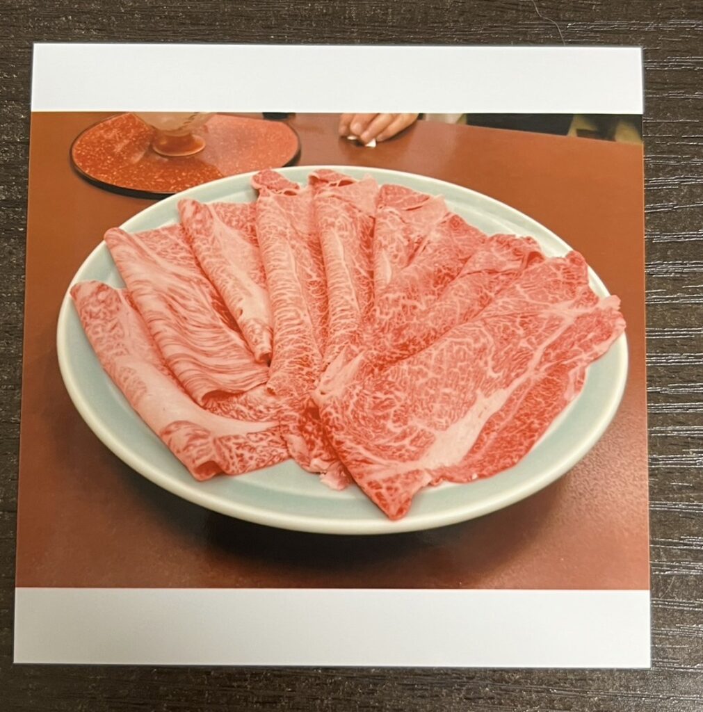 FUJICOLOR高級プリントで印刷した料理の写真