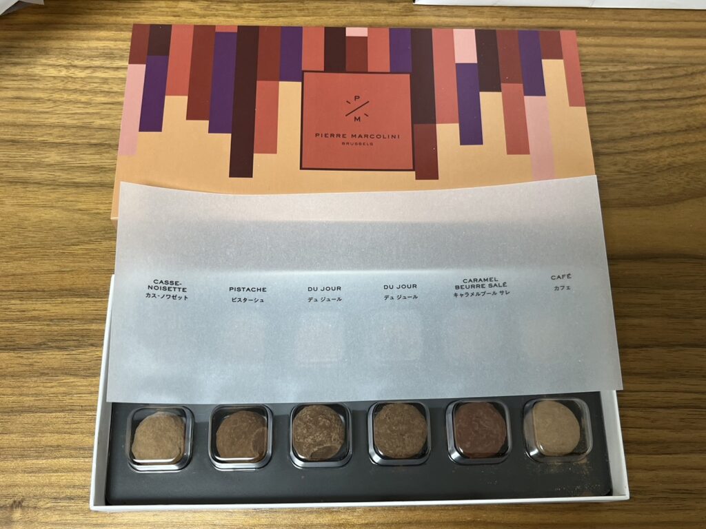 トリュフ オ ショコラのパッケージ